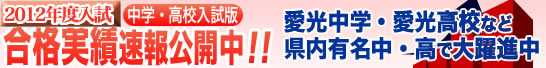 2010年度入試合格実績（速報版）